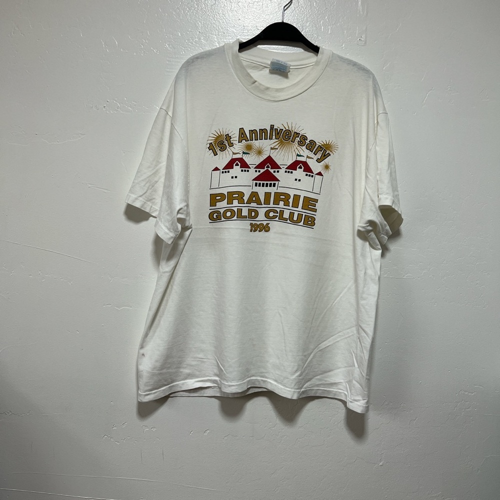 Vintage 1996 Single Stitch 1st Anniversary Prairie Gold Club T-shirt